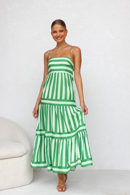 Tusha™ | Colorful Strappy Dress for Summer