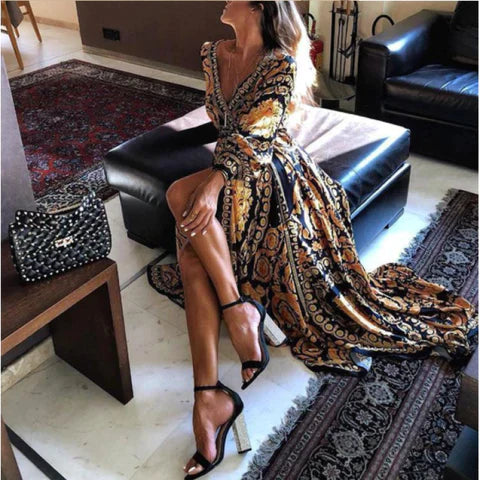 Harmony | Bohemian Maxi Dress - Elegant and Flowy