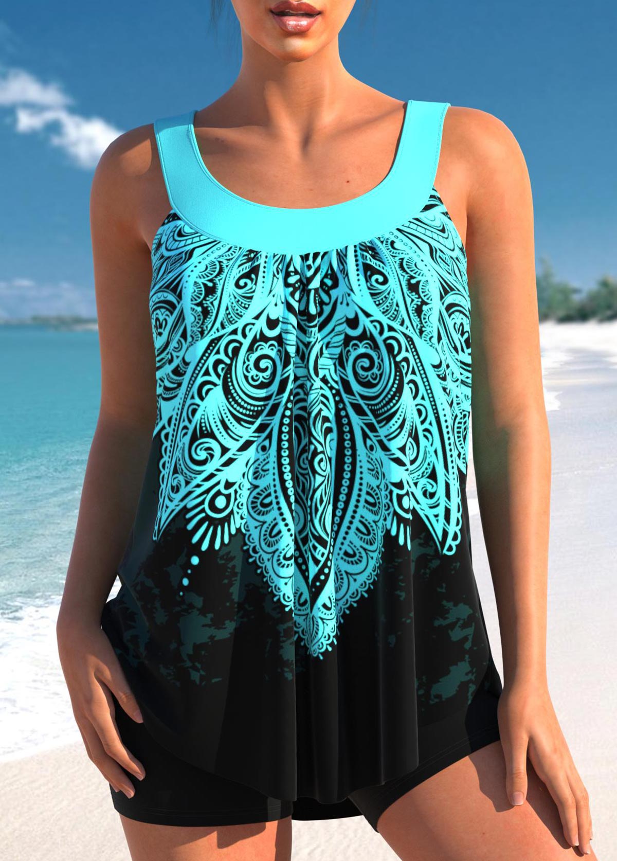 Mireille - Polka Dot Swimsuit with Classic Design