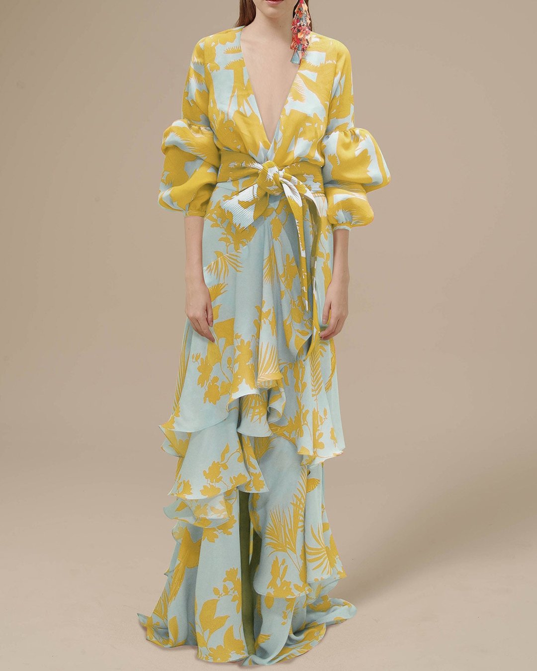 Florence | Printed Chiffon Ceremony Dress