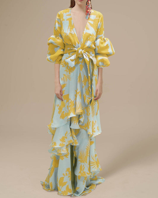 Florence | Printed Chiffon Ceremony Dress
