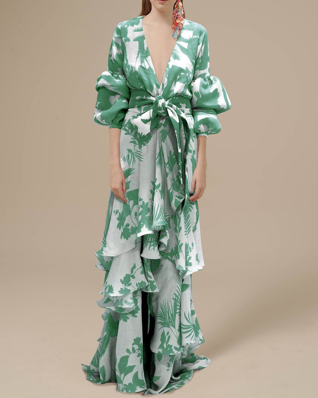 Florence | Printed Chiffon Ceremony Dress