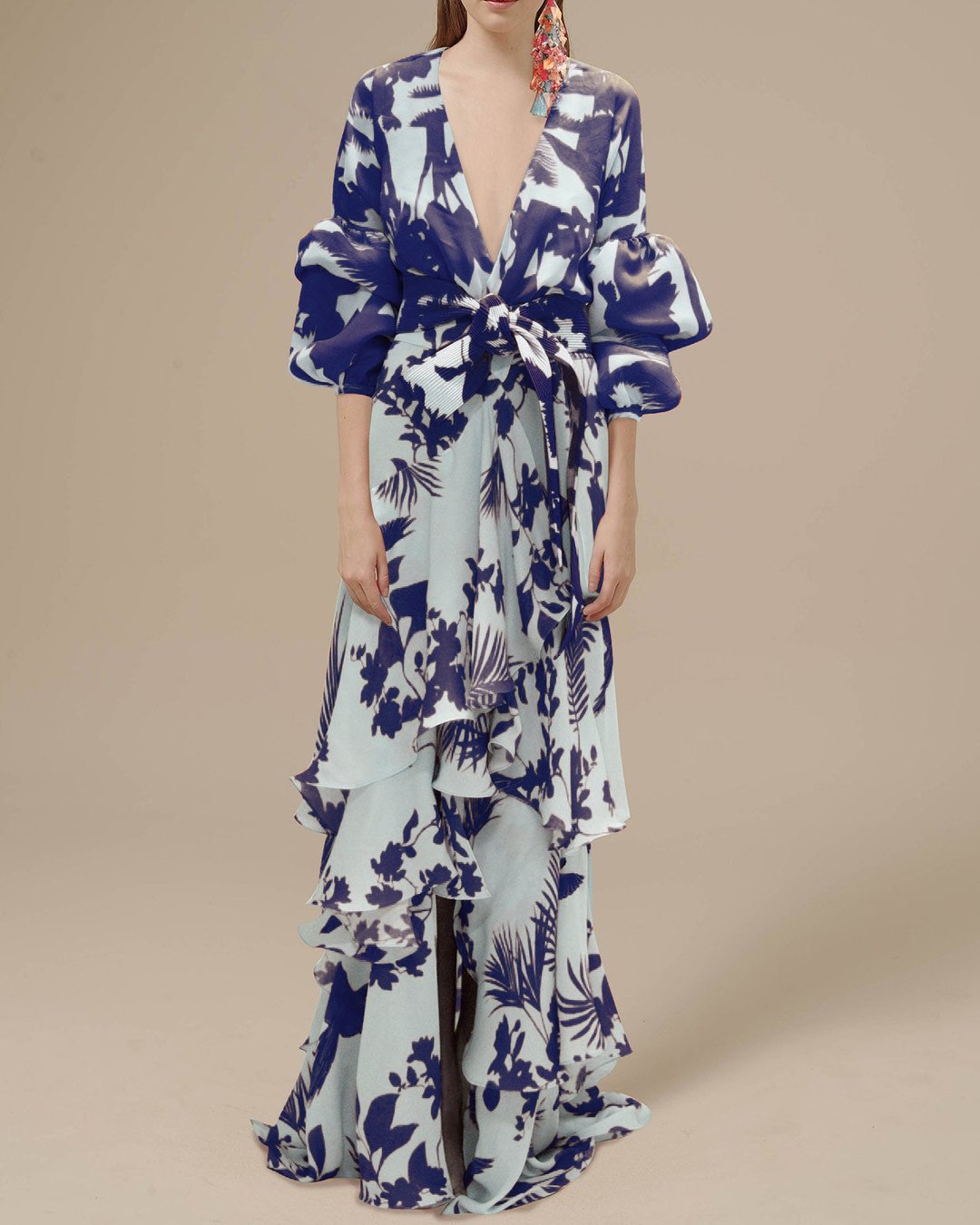 Florence | Printed Chiffon Ceremony Dress