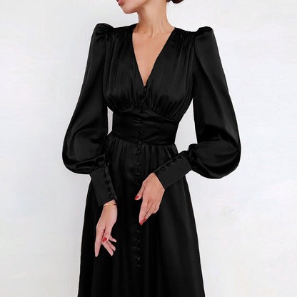 Arya | Elegant Satin Dress for Women