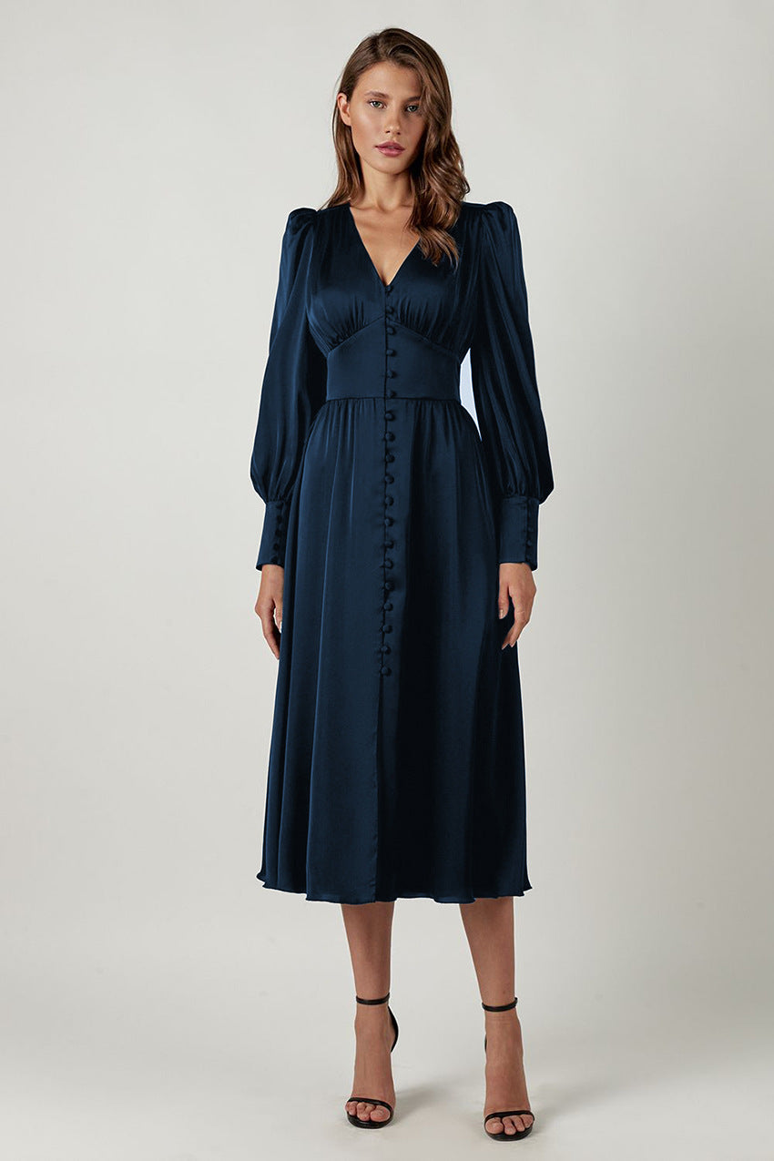 Arya | Elegant Satin Dress for Women