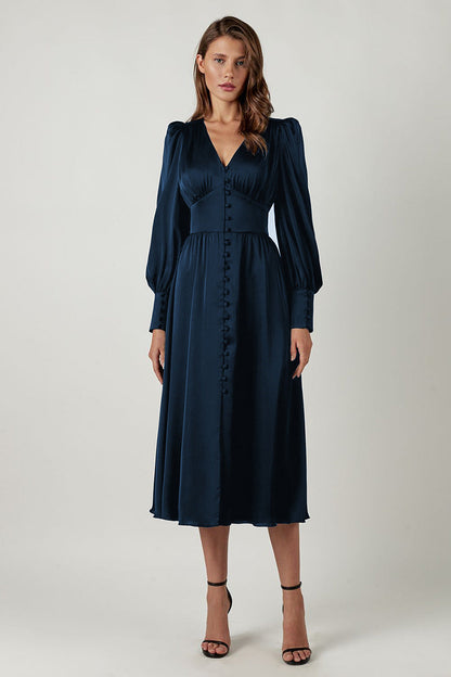 Arya | Elegant Satin Dress for Women
