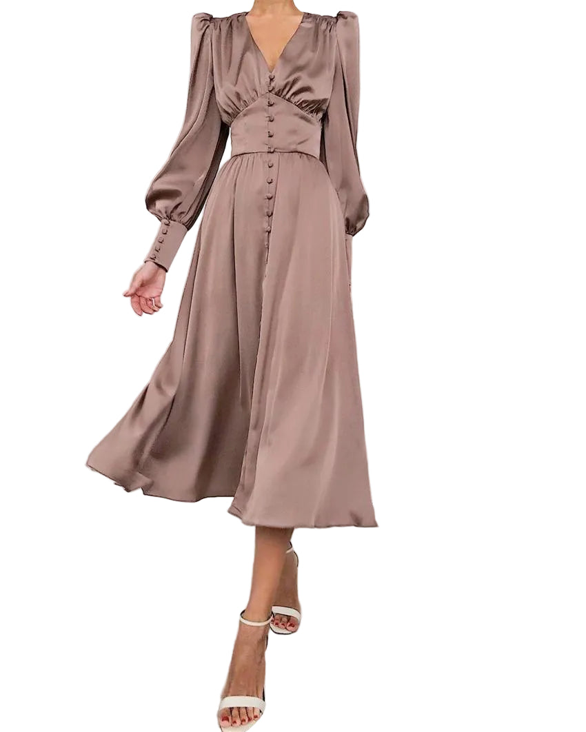 Arya | Elegant Satin Dress for Women