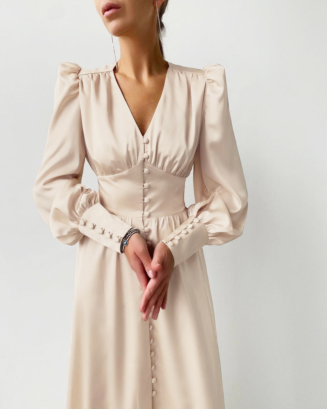 Arya | Elegant Satin Dress for Women
