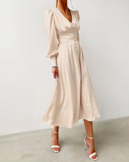 Arya | Elegant Satin Dress for Women