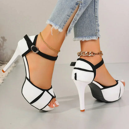 Women’s Pattern Leather Heels