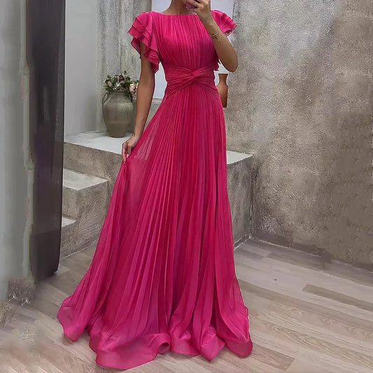 Rory | Pleated Evening Dress
