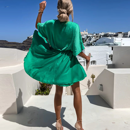 Isabelle | Women's Wrap Dress | Wrinkle-Free Flowing Fabric | Flattering Cut