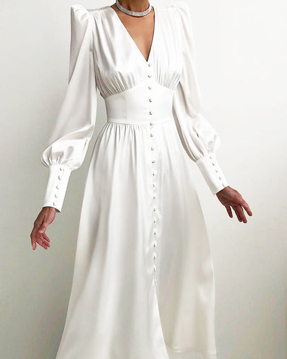 Arya | Elegant Satin Dress for Women