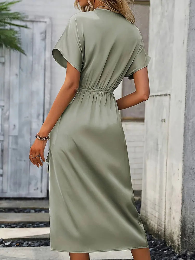 Maricar™ | Feminine Silhouette Midi Dress