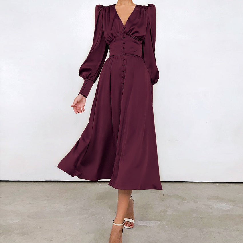 Arya | Elegant Satin Dress for Women