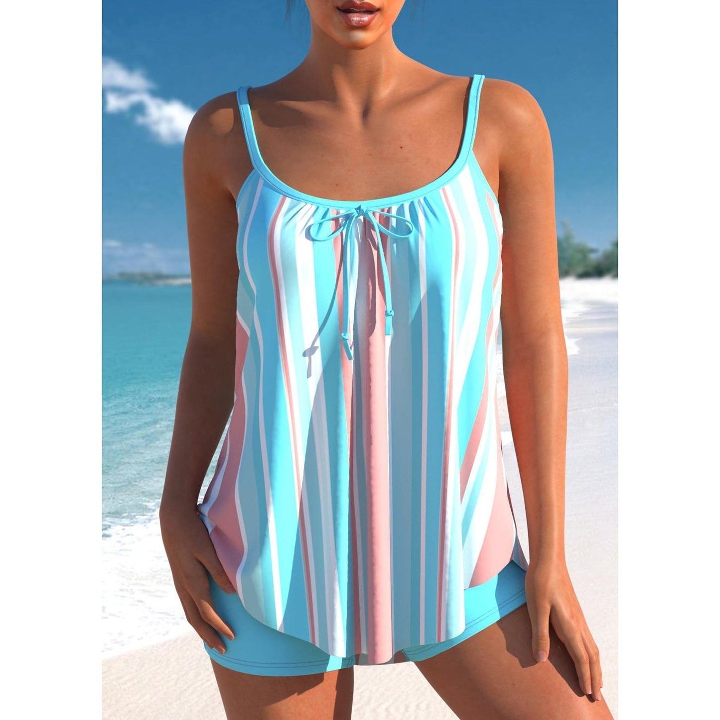 Mireille - Polka Dot Swimsuit with Classic Design