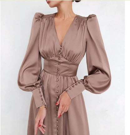 Arya | Elegant Satin Dress for Women