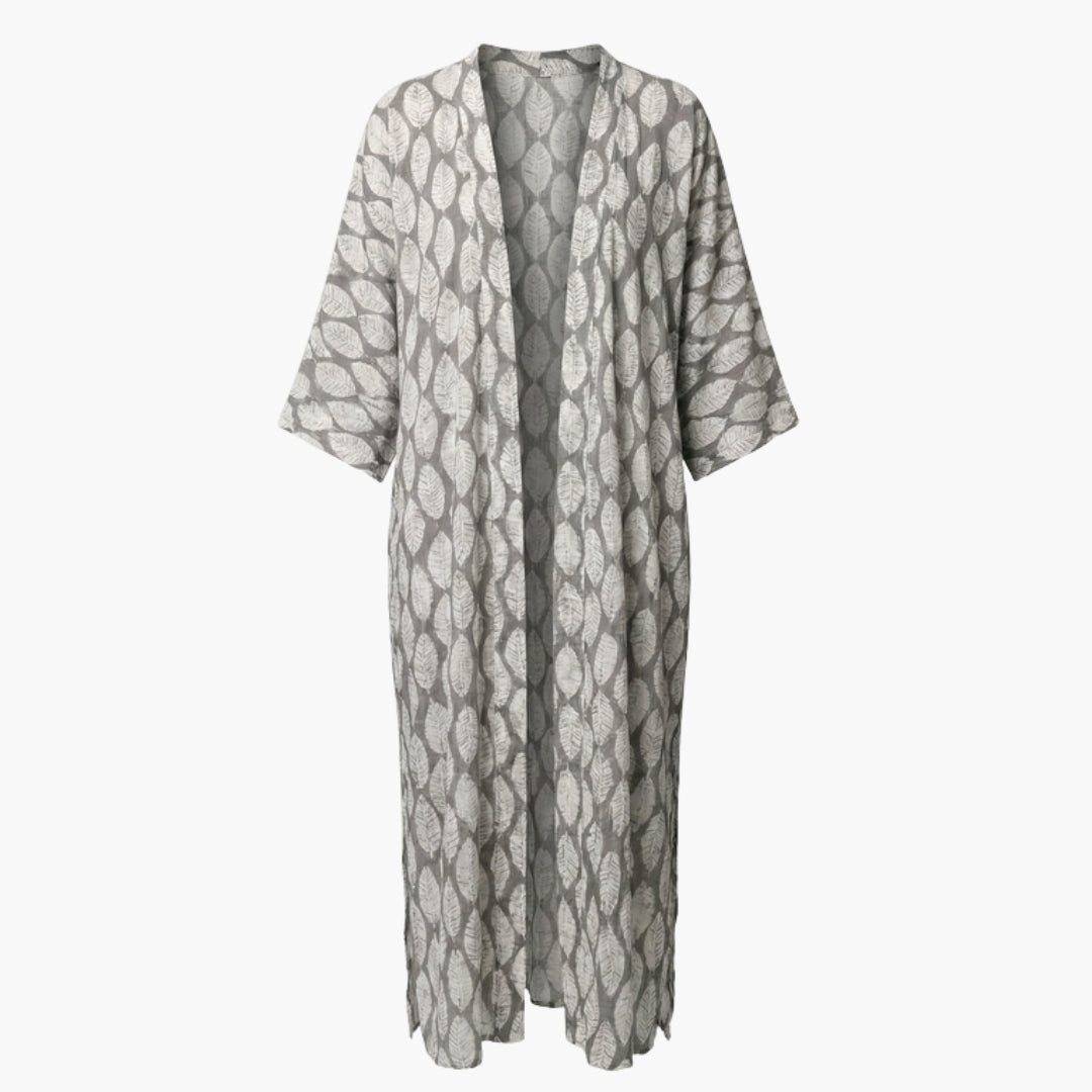 Women’s Beach Cover Up with V Neck and Sleeves