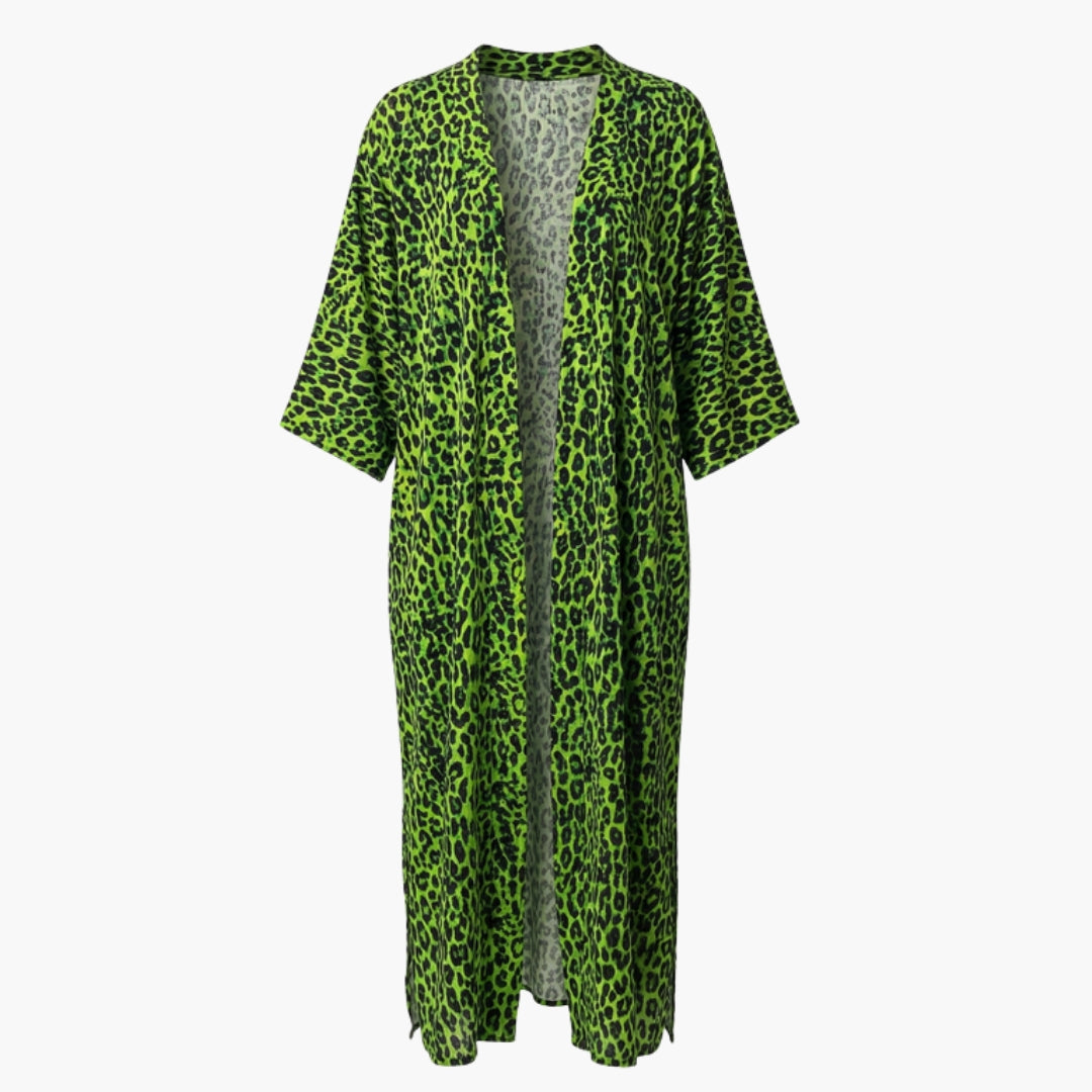 Women’s Beach Cover Up with V Neck and Sleeves