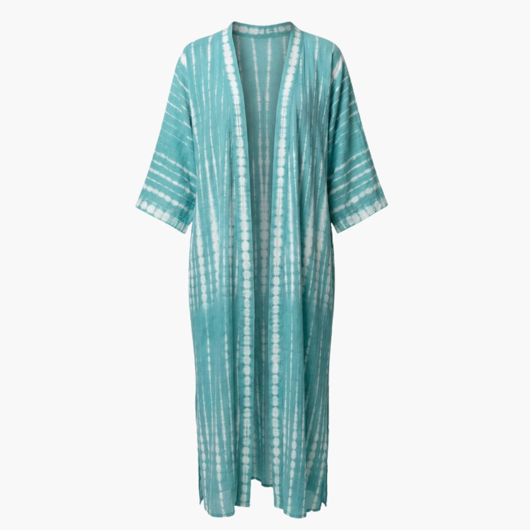 Women’s Beach Cover Up with V Neck and Sleeves