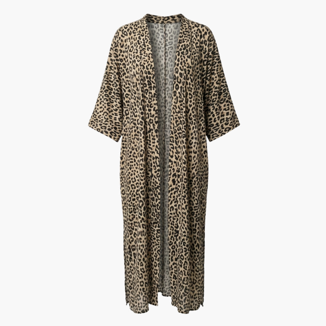 Women’s Beach Cover Up with V Neck and Sleeves