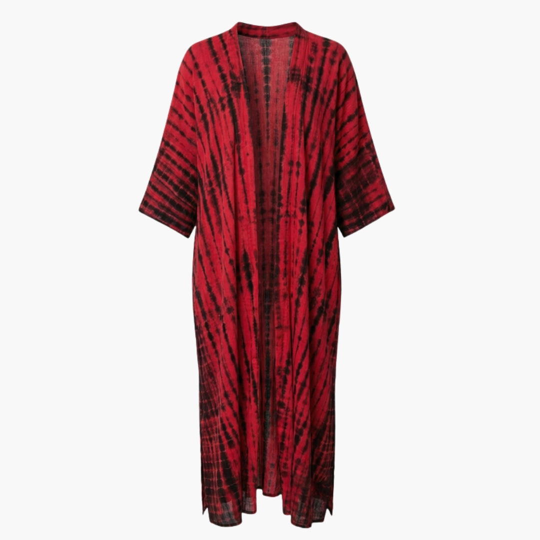 Women’s Beach Cover Up with V Neck and Sleeves