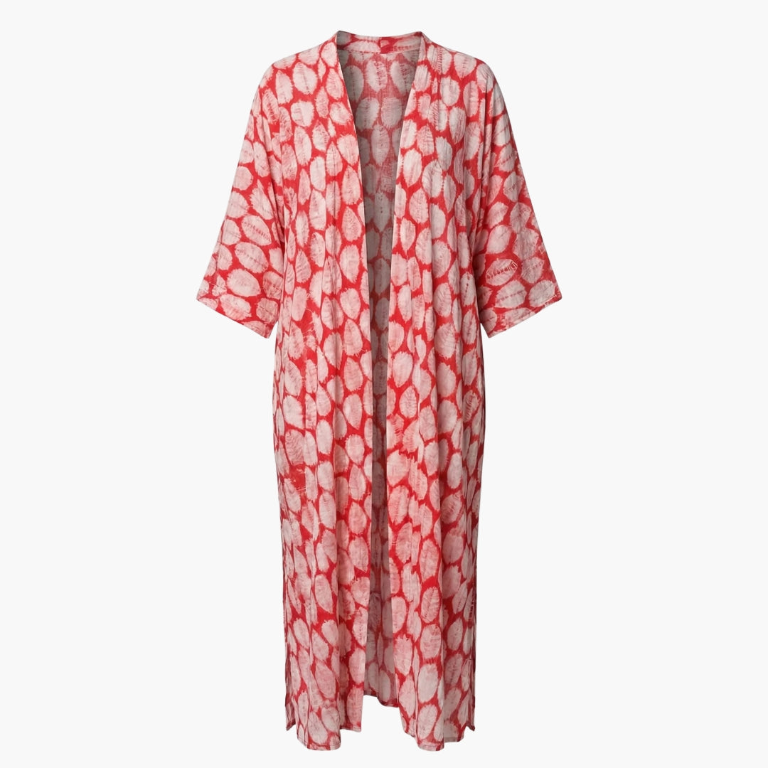Women’s Beach Cover Up with V Neck and Sleeves