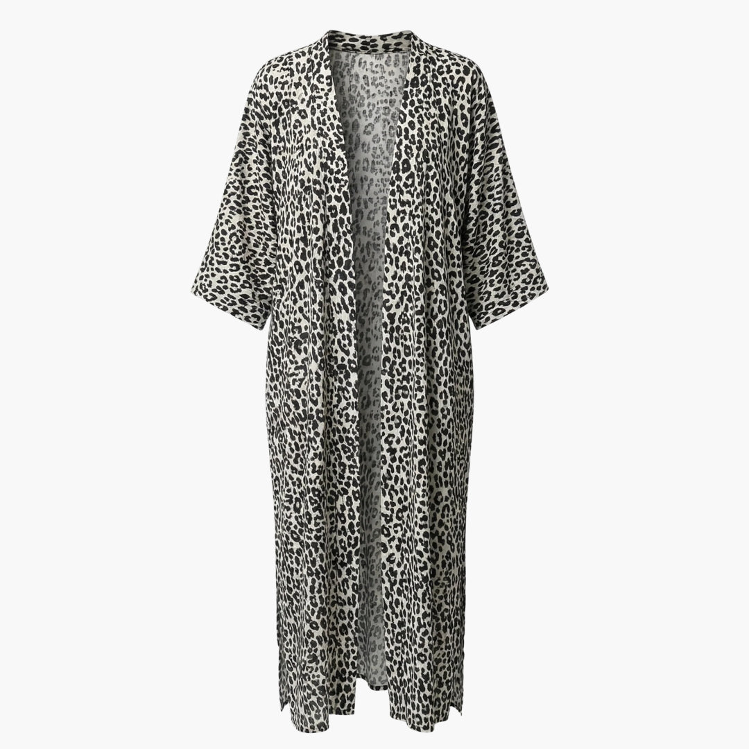 Women’s Beach Cover Up with V Neck and Sleeves