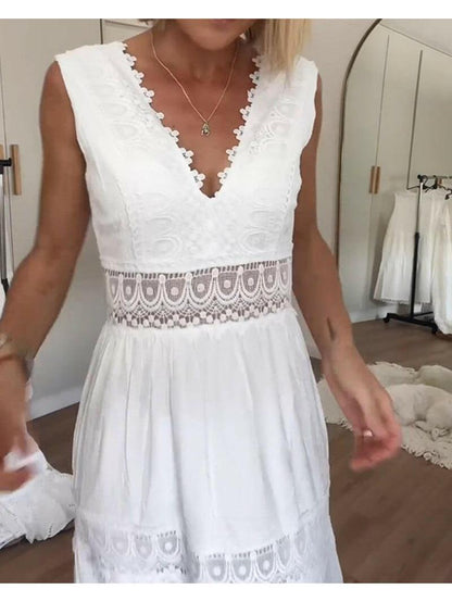 Alexa™ - Lace V-Neck Cami Dress