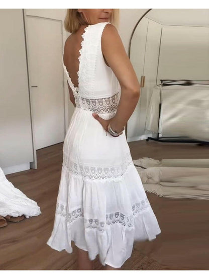 Alexa™ - Lace V-Neck Cami Dress