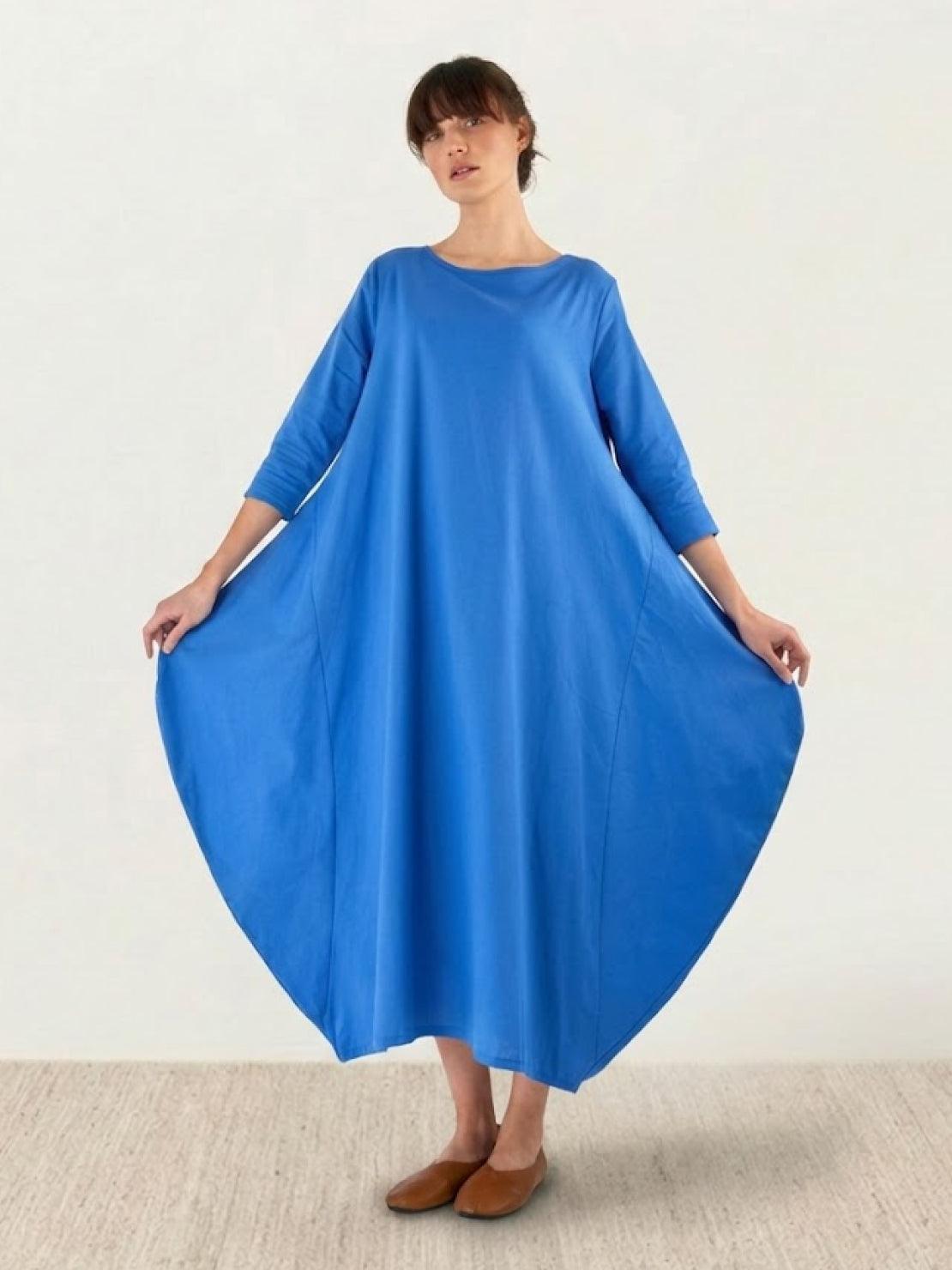 Serena | Women's Oversized Boho Maxi Dress with 3/4 Sleeves