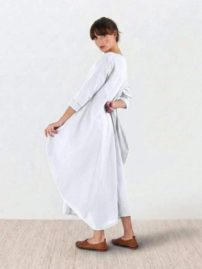 Serena | Women's Oversized Boho Maxi Dress with 3/4 Sleeves