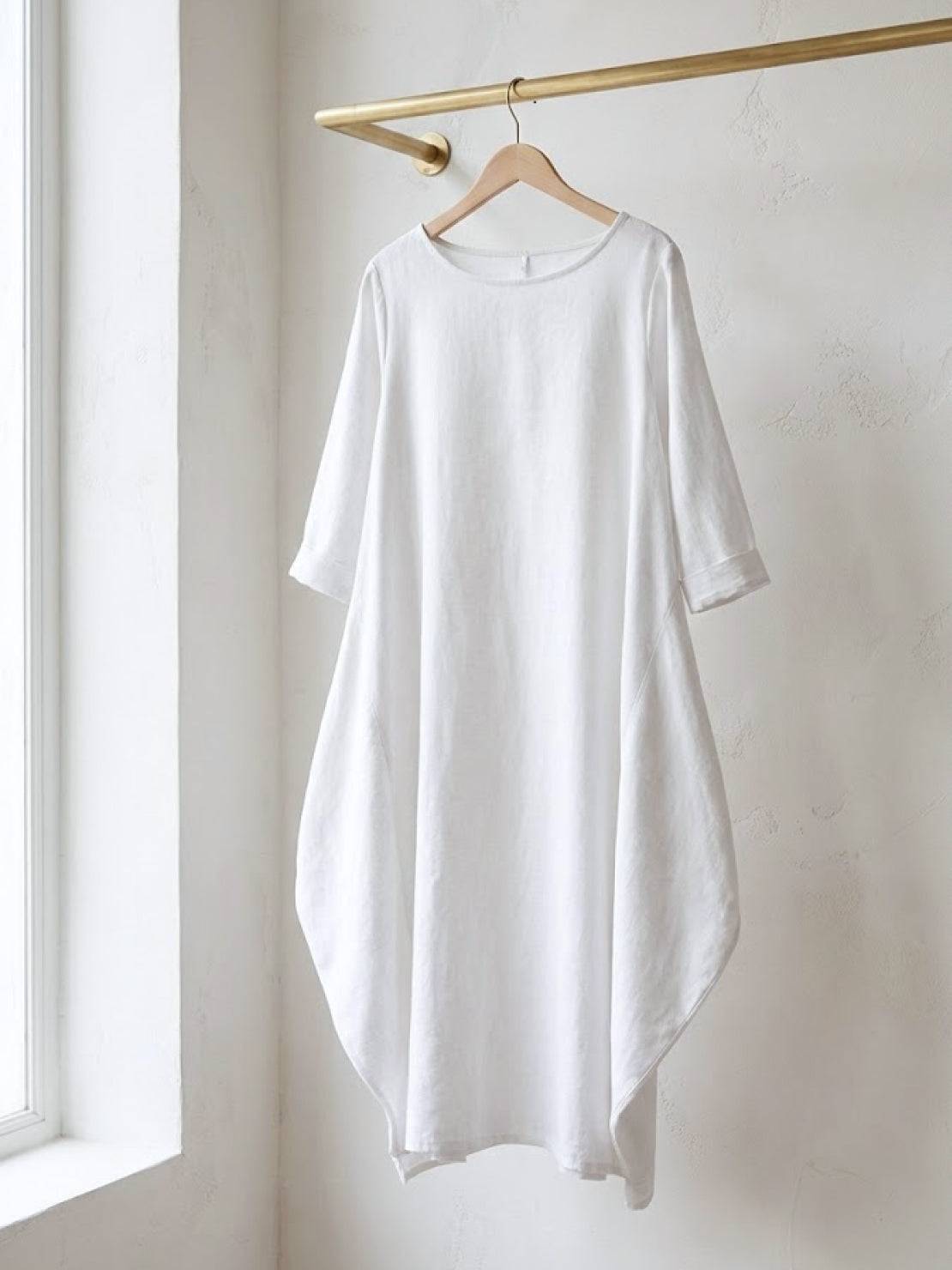 Serena | Women's Oversized Boho Maxi Dress with 3/4 Sleeves