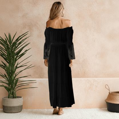 Boho Sexy Lace Beach Maxi Long Dress