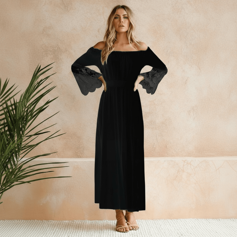 Boho Sexy Lace Beach Maxi Long Dress