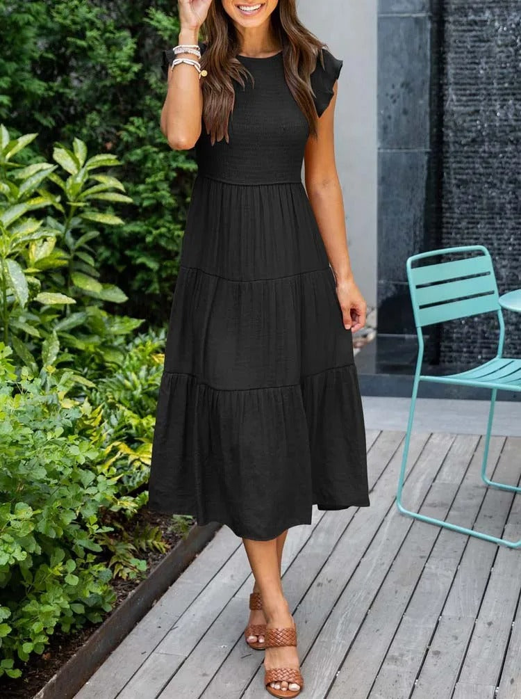 Lisette | Women's Tummy Control Draped Elegant Dress