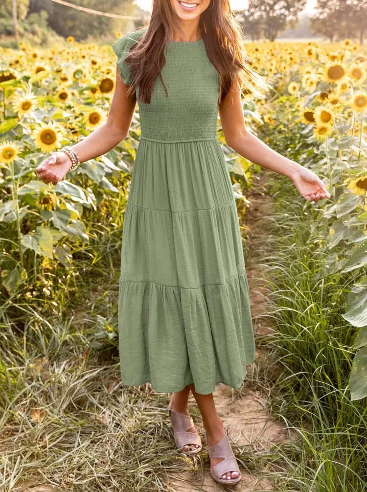 Lisette | Women's Tummy Control Draped Elegant Dress