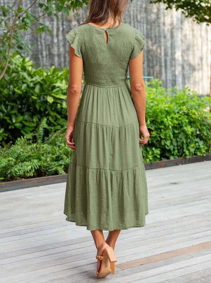 Lisette | Women's Tummy Control Draped Elegant Dress