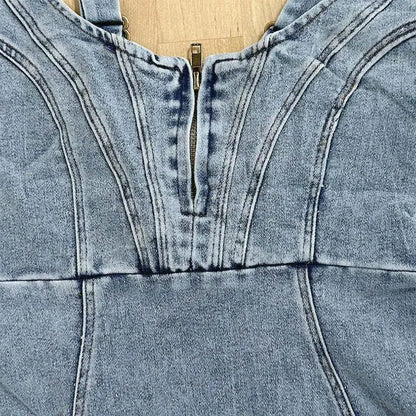 Nevaeh | Denim Dress with Adjustable Straps