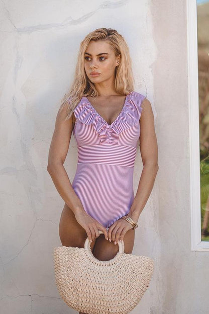 Romy - Vintage Printed Swimsuit