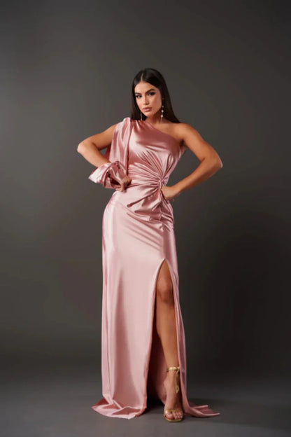 Odette - Elegant Maxi Dress with Split for Women