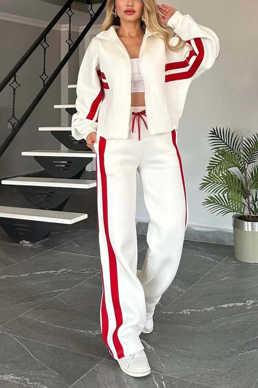 Women’s Zip Jacket and Pants Set | Two-Piece