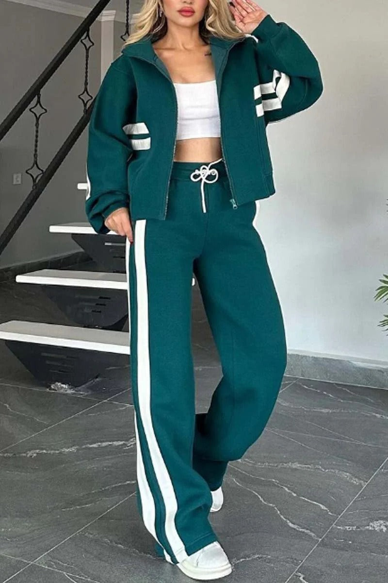 Women’s Zip Jacket and Pants Set | Two-Piece