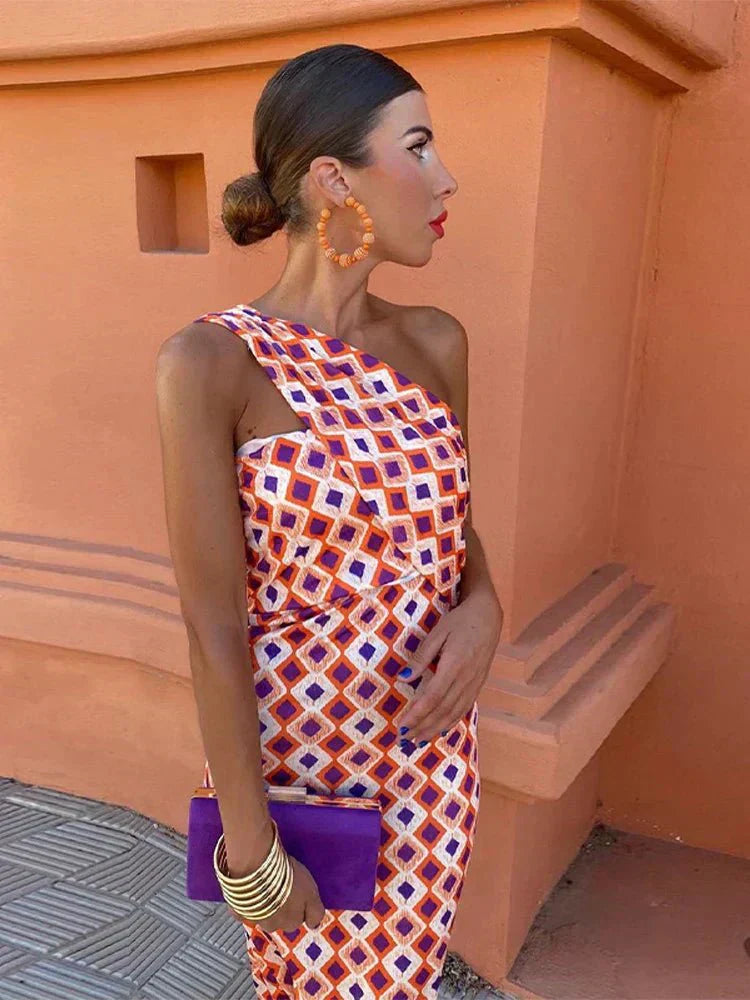Daphne | Women's Wedding Guest Midi Dress Evening