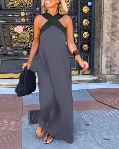 Aimee™ | Breathable Comfortable Crossed Maxi Dress