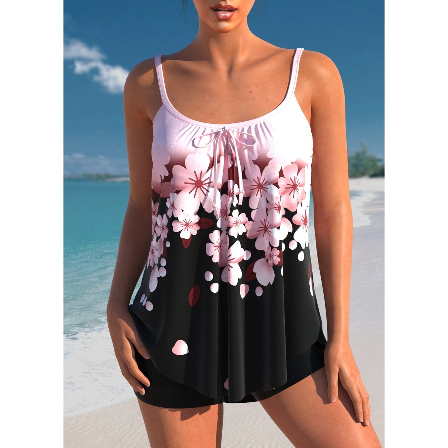 Mireille - Polka Dot Swimsuit with Classic Design