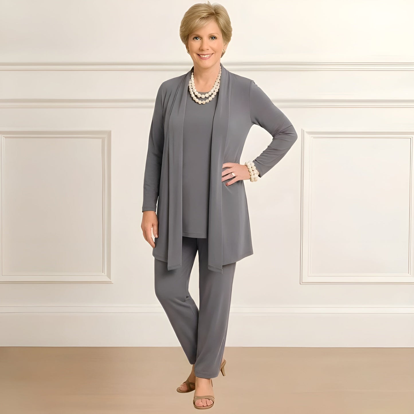 Women’s Outfit Set | Long Tunic Top & Matching Pants