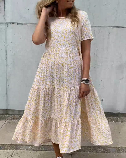 Ruby | Women's Tiered Midi Dress