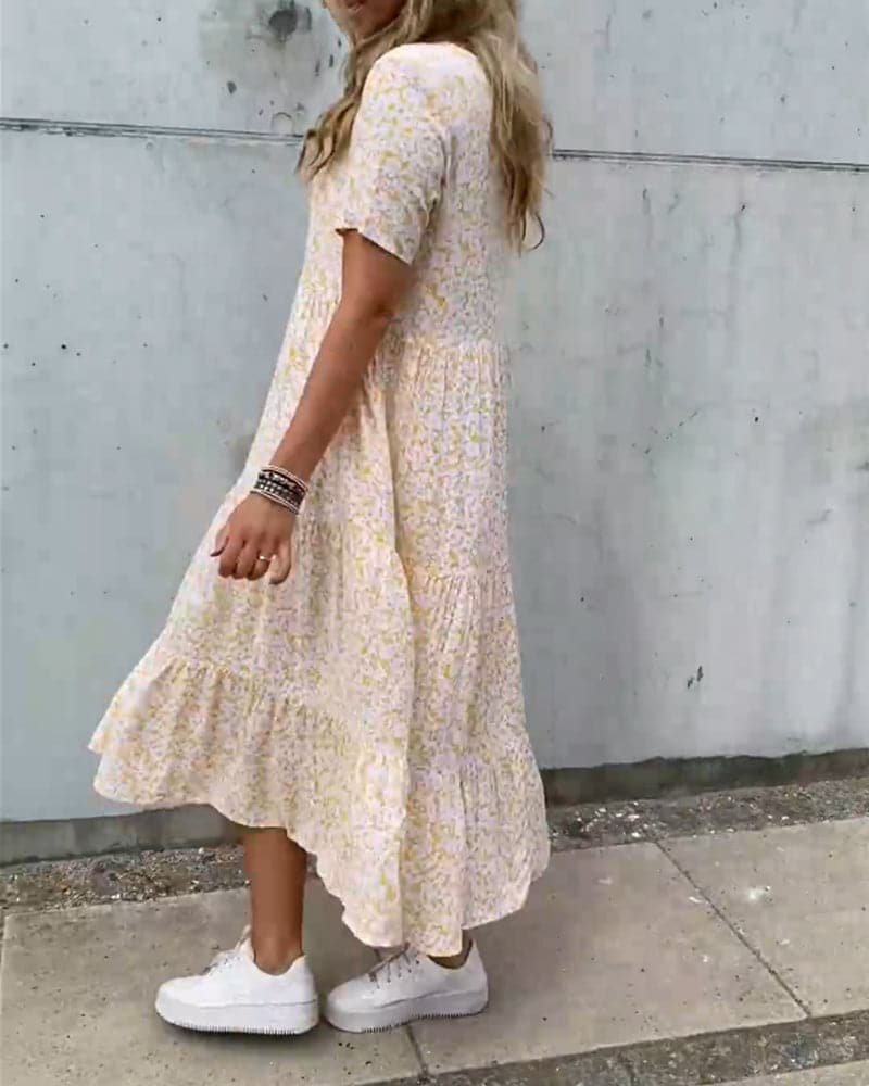 Ruby | Women's Tiered Midi Dress