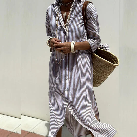 Sherry | Women's Button-Down Midi Dress